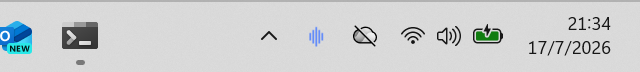 The Paredra Sync waveform icon in the Windows 11 notification area, light theme